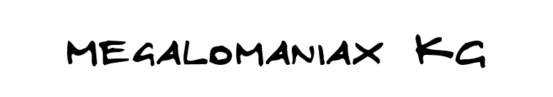 Megalomaniax KG font preview