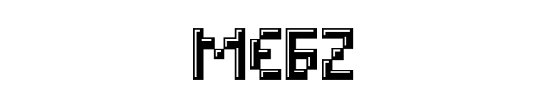 MEGZ font preview