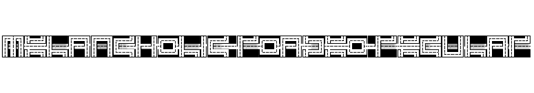Melancholic Roadeo Regular font preview