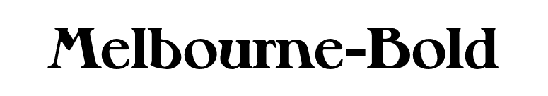 Melbourne-Bold font preview