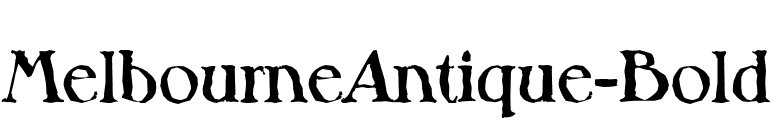 MelbourneAntique-Bold font preview