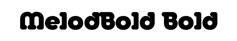 MelodBold Bold font preview