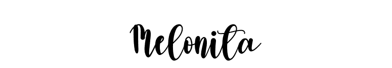 Melonita font preview