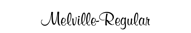 Melville-Regular font preview
