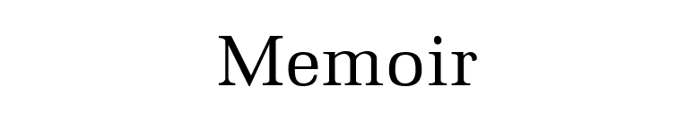 Memoir font preview