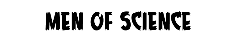 Men of Science font preview