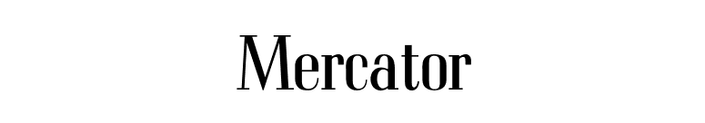 Mercator font preview