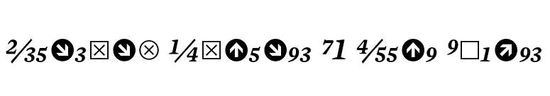 Mercury Numeric G1 Semi Italic font preview