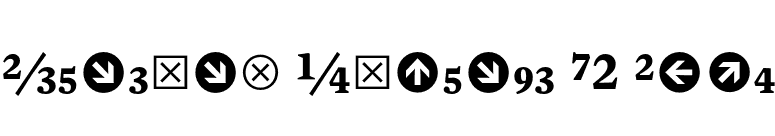 Mercury Numeric G2 Bold font preview