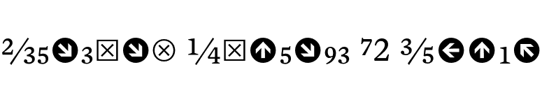 Mercury Numeric G2 Roman font preview