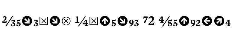 Mercury Numeric G2 Semibold font preview