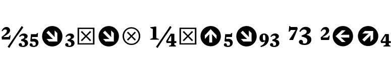 Mercury Numeric G3 Bold font preview