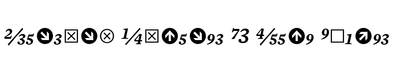 Mercury Numeric G3 Semi Italic font preview