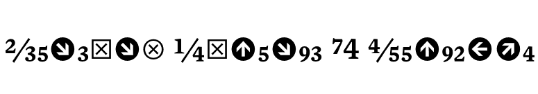 Mercury Numeric G4 Semibold font preview