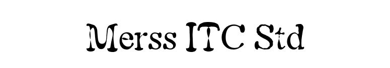 Merss ITC Std font preview