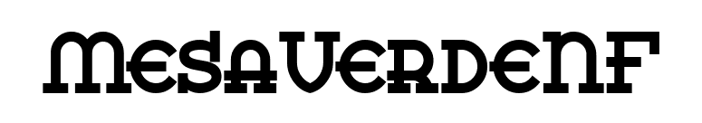 MesaVerdeNF font preview