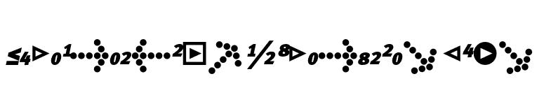 MetaBlackCyr-ItalicCapsExp font preview