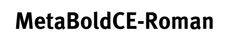 MetaBoldCE-Roman font preview