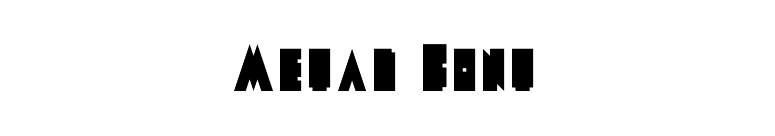 Metal Font font preview