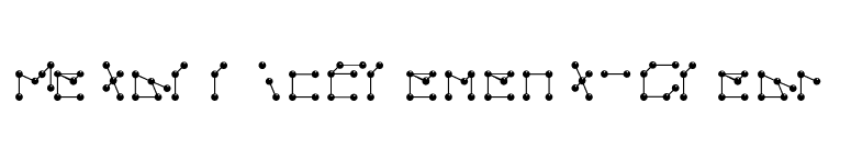 MetallicElement-Clear font preview