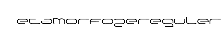 Metamorfozereguler font preview