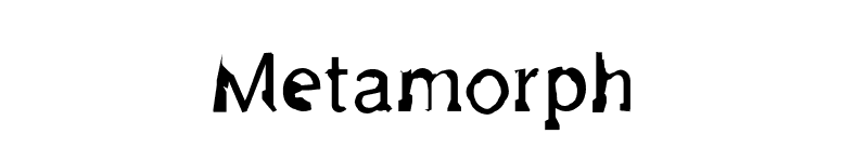 Metamorph font preview