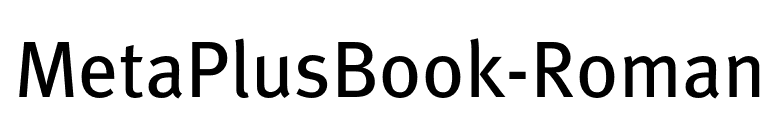 MetaPlusBook-Roman font preview