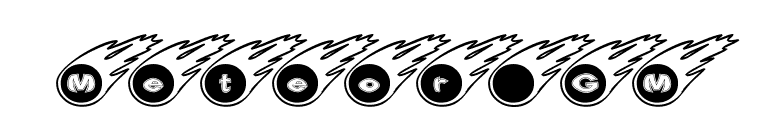 Meteor GM font preview