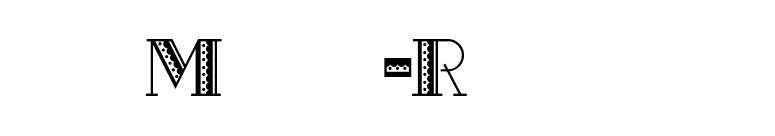 Metro-Retro font preview