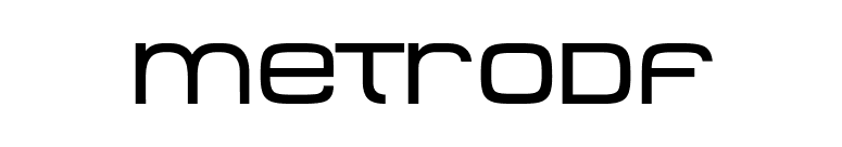 MetroDF font preview