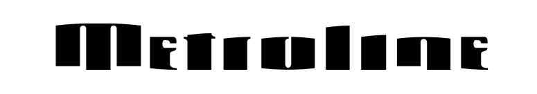 Metroline font preview