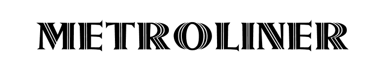 Metroliner font preview