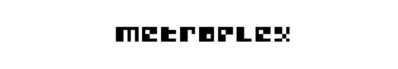 Metroplex font preview