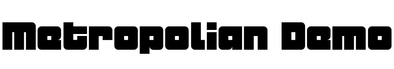 Metropolian Demo font preview