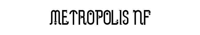 Metropolis NF font preview
