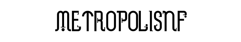 MetropolisNF font preview