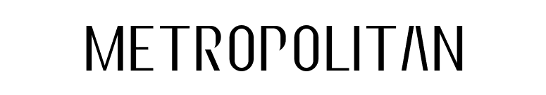 Metropolitan font preview