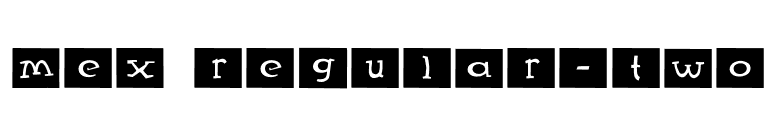 Mex Regular-Two font preview