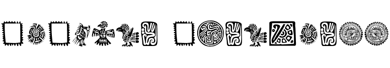 Mexican Ornaments font preview