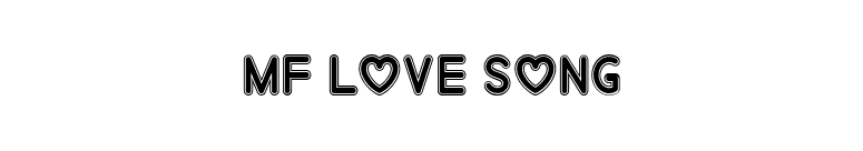 Mf Love Song font preview