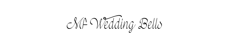 Mf Wedding Bells font preview