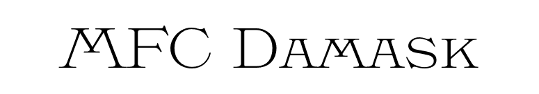 MFC Damask font preview