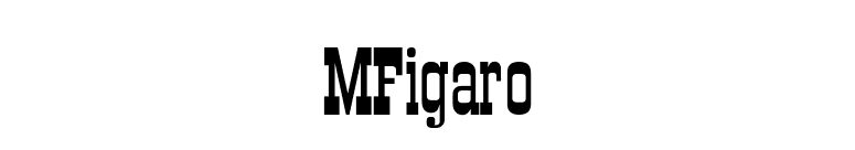 MFigaro font preview