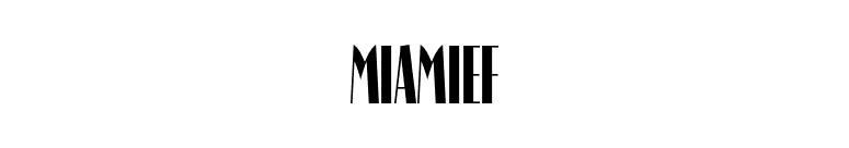 MiamiEF font preview