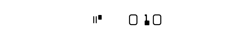 MICR 010 font preview