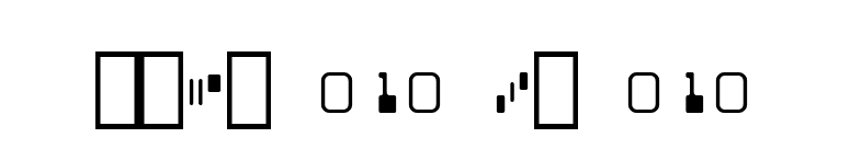 MICR 010 BT 010 font preview