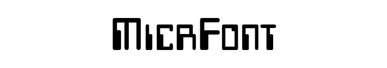 MicrFont font preview
