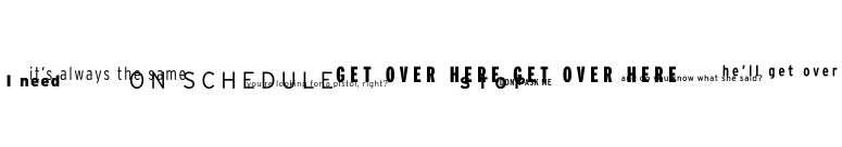 Microphone font preview
