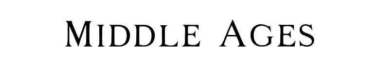 Middle Ages font preview