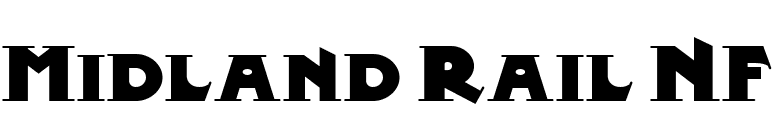 Midland Rail NF font preview